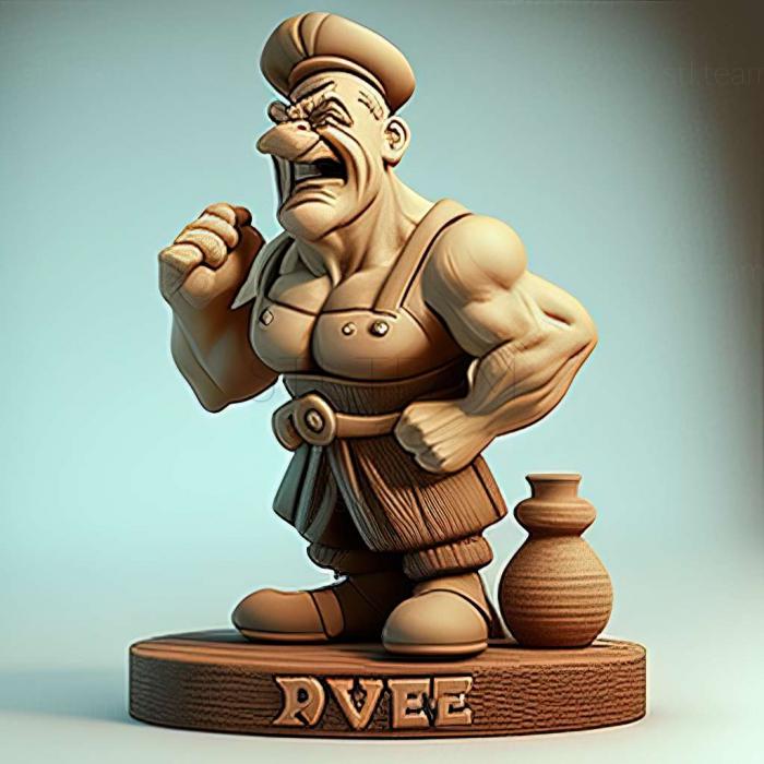 3D model Popeye game (STL)
